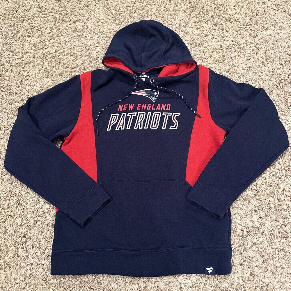 NFL Pro Line‎ Fanatics Hoodie New England Patriots  Mens Medium Blue Pullover